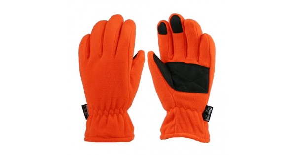 Orange cheap winter gloves